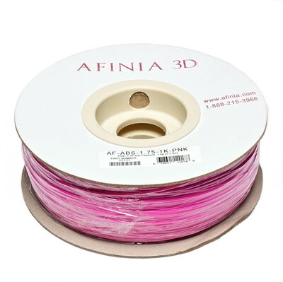 Afinia Value-Line H-Series 1.75mm ABS Plastic 3D Printer Filament, Pink