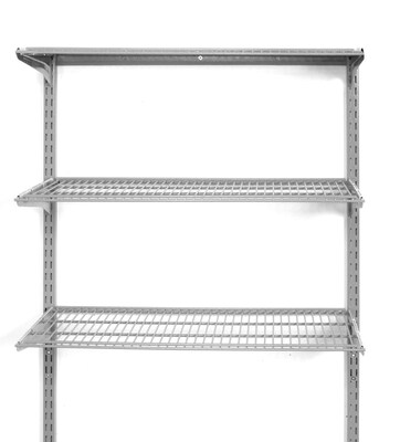 Storability 1795 3 Shelf Wall Mount Unit, Gray