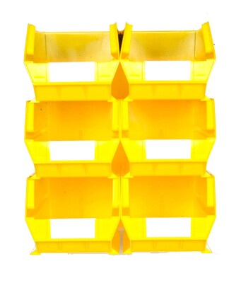LocBin 3-240YWS Wall Storage Large Bins, Yellow