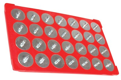 MagClip 72421 Socket Caddy and 28 Pegs, Red