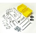 DuraHook 76901 Kit 24 Hooks 2 Bins, Yellow