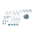 DuraHook 76936 Kit 36 Hooks, Chrome