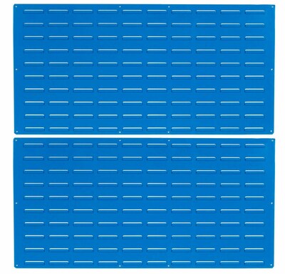 LocBin LVP-2 24"Hx48"W B Louvered Panel, Blue
