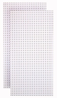 Tempered Wood Pegboard TPB-2W 24" x 48", Blissful White