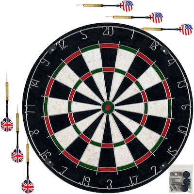 Trademark Pro Style Bristle Dart Board Set