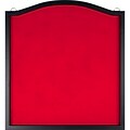 Trademark Dart Backboard With Solid Wood Frame & Red felt