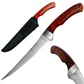 Trademark Whetstone™ 12 1/8 Deluxe Pakkawood Stainless Fillet Knife