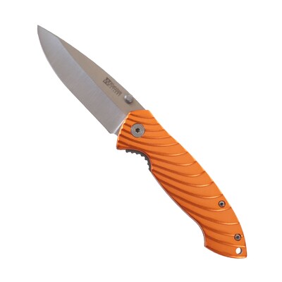 Trademark Whetstone™ 7 Satin Blade Pocket Knife, Orange