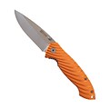 Trademark Whetstone™ 7 Satin Blade Pocket Knife, Orange