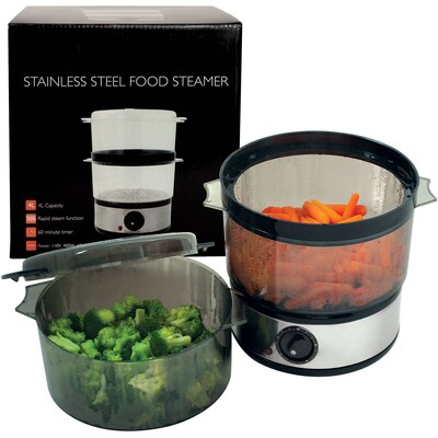 Trademark Stainless Steel Food Steamer, 4 Qt.