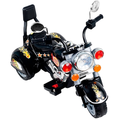 Trademark Rockin Rollers Boss Chopper Battery Powered Trike, Raven