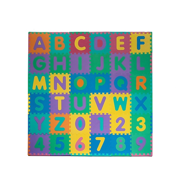 Trademark 96 Piece Foam Floor Alphabet & Number Puzzle Mat