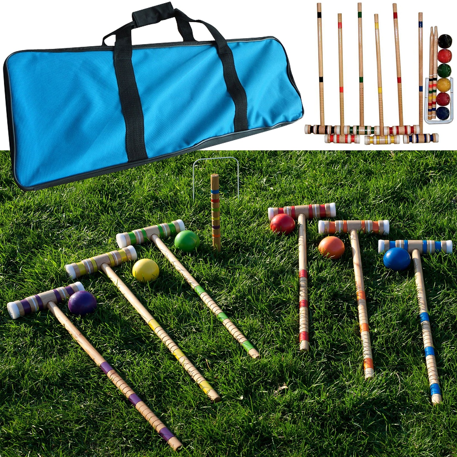 Trademark Complete Croquet Set With Carrying Case