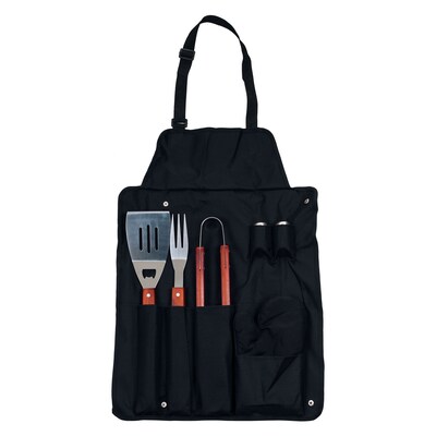 Chef Buddy 7 Piece BBQ Apron and Utensil Set