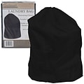 Trademark Global Laundry Bag, Nylon, Black (82-5044BLK)