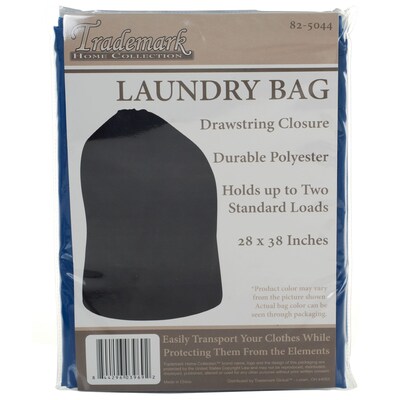 Trademark Global Laundry Bag, Nylon, Blue (82-5044BLU)