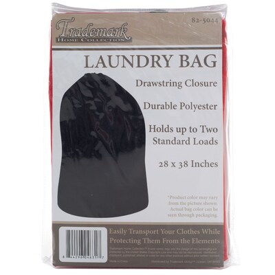 Trademark Heavy Duty Jumbo Sized Laundry Bag, Red (82-5044RED)