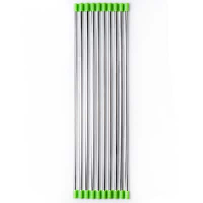 Trademark Chef Buddy™ Long Folding Drain Sink Rack Colander Drying Tray (886511325623)