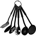 Chef Buddy™ 6 Piece Plastic Kitchen Utensil Set On Ring