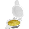 Chef Buddy Polypropylene Microwave Egg Cooker, White (886511026803)
