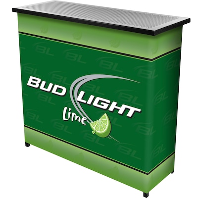 Trademark 36 Metal Portable Bar With Case, Bud Light Lime