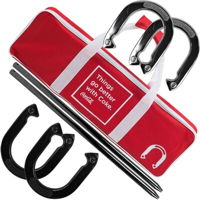 Trademark Coca-Cola Horseshoe Set With Carry Case