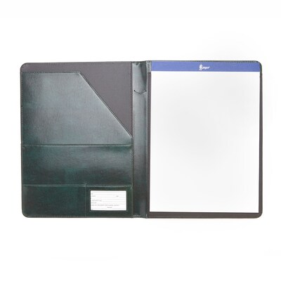 Royce Leather® Executive Writing Padfolio, Green