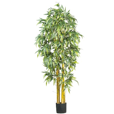 Nearly Natural 5190 6 Big Bamboo Silk Tree in Pot