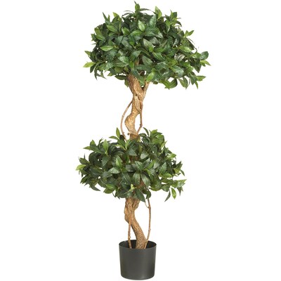 Nearly Natural 5233 4 Sweet Bay Topiary Tree in Pot