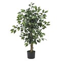 Nearly Natural 5298 3 Ficus Silk Tree in Pot