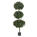 Nearly Natural 5313 Sweet Bay Triple Ball Tree in Pot