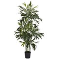 Nearly Natural 5328 6 Bamboo Palm Tree in Pot