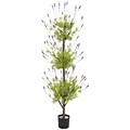 Nearly Natural 5332 4 Lavender Topiary Tree in Pot