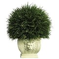 Nearly Natural 6539 Potted Grass Desk Top Plant in Decorative Vase
