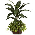 Nearly Natural 6637 4 Bird of Paradise Floor Plant in Decorative Vase