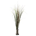 Nearly Natural 6690 Grass and Bamboo Floor Plant in Decorative Vase