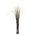 Nearly Natural 6699 Grass and Bamboo Silk Floor Plant in Decorative Vase