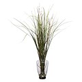 Nearly Natural 6701 Grass and Bamboo Floor Plant in Decorative Vase