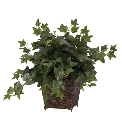 Nearly Natural 6705 Puff Ivy Silk Plant in Planter