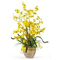 Nearly Natural 1005-YL Dancing Lady Floral Arrangements, Yellow