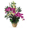 Nearly Natural 1071-OC Phal Dendrobium Floral Arrangements, Orchid cream
