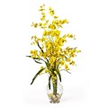 Nearly Natural 1073-YL Dancing Lady Floral Arrangements, Yellow