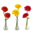Nearly Natural 1248-A1 Gerber Daisy Set of 3, Assorted