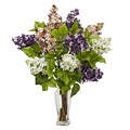 Nearly Natural 1256-AS Lilac Floral Arrangements, Assorted