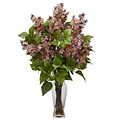 Nearly Natural 1256-PK Lilac Arrangements, Pink