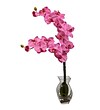 Nearly Natural 1295-DP Phalaenopsis Orchid with Vase Arrangements
