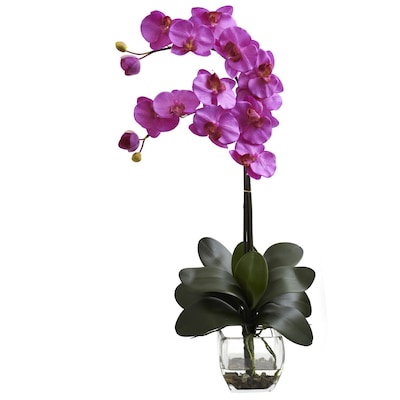 Nearly Natural 1323-OR Double Phal Arrangements, Orchid