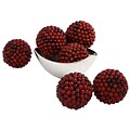 Nearly Natural 4812-S6 5 Red Berry Ball Set of 6