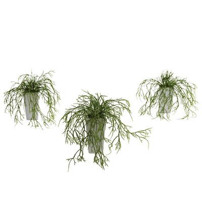 Nearly Natural 4973 Wild Grass Desk Top Plant in Decorative Vase