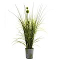 Nearly Natural 4975 Grass and Dandelion Arrangements Plant in Pot